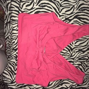 Pink Bow Crop Top (with bundle only)